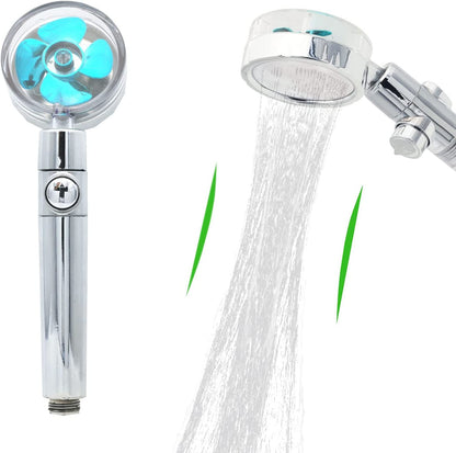 Adjustable Shower heads with Turbofan